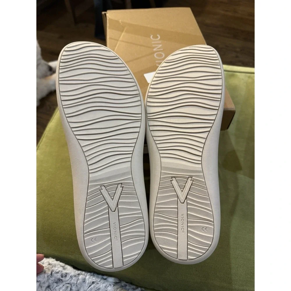 Vionic Womens Harmony RX Recovery Sandals Metallic Gold Leather Size 11